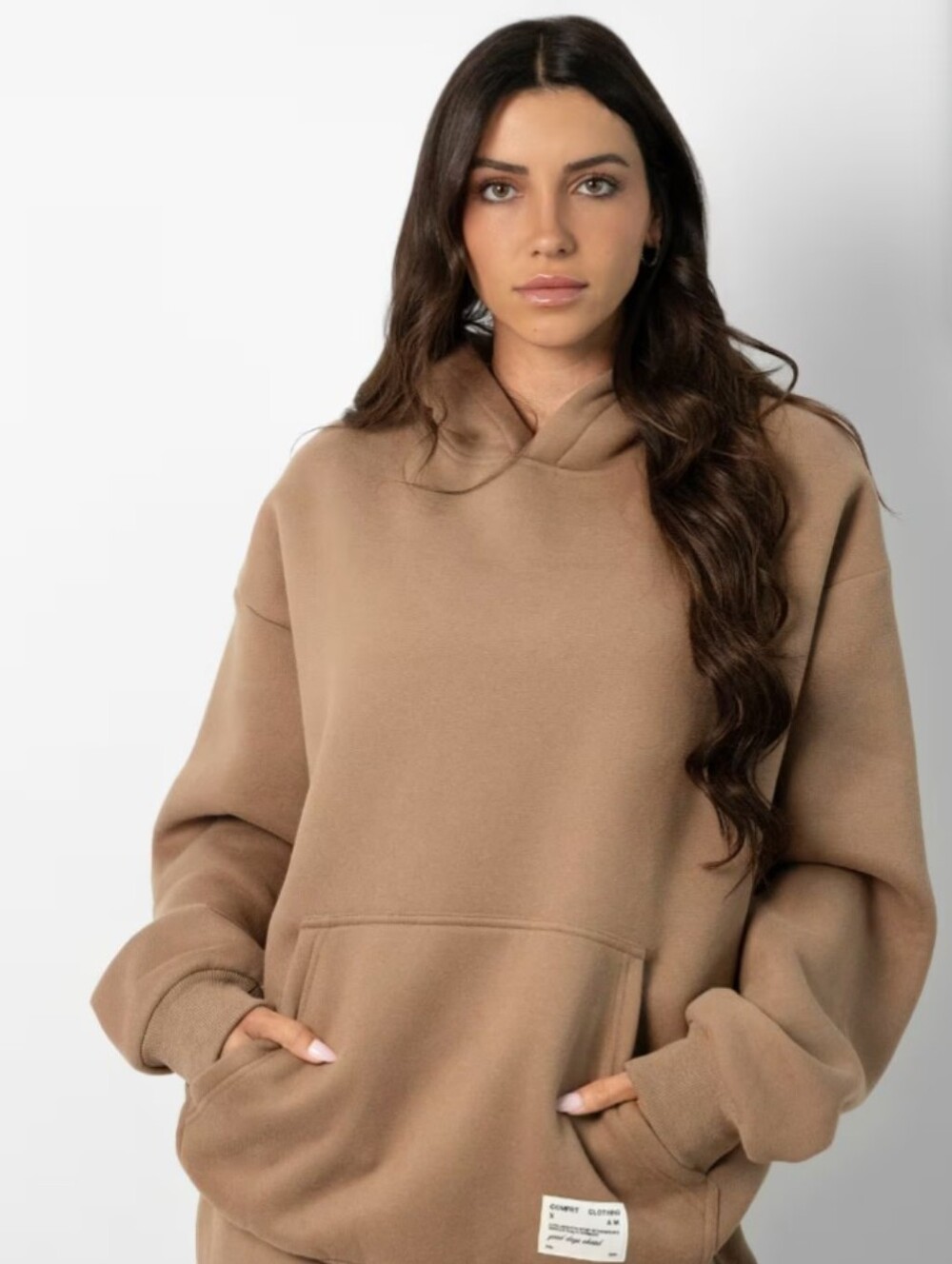 Comfrt sz XL Affirmation Hoodie in Teddy